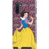 Disney Snow White Character with Floral Pattern Galaxy Cases