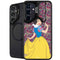Disney Snow White Character with Floral Pattern Galaxy S25 Plus Kickstand Case