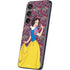 Disney Snow White Character with Floral Pattern Galaxy S25 Plus Skin