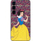 Disney Snow White Character with Floral Pattern Galaxy S24 Skin