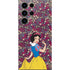 Disney Snow White Character with Floral Pattern Galaxy S24 Ultra Skin