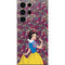Disney Snow White Character with Floral Pattern Galaxy S25 Ultra Skin