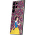 Disney Snow White Character with Floral Pattern Galaxy S24 Ultra Skin