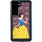 Disney Snow White Character with Floral Pattern Galaxy S24 Waterproof Case