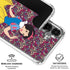 Disney Snow White Character with Floral Pattern Galaxy S26 Plus Clear Case