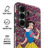 Disney Snow White Character with Floral Pattern Galaxy S26 Plus Impact Case