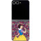 Disney Snow White Character with Floral Pattern Galaxy Z Flip6 Skin
