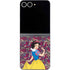Disney Snow White Character with Floral Pattern Galaxy Z Flip6 Skin