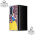 Disney Snow White Character with Floral Pattern Galaxy Z Fold6 Clear Case