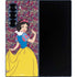Disney Snow White Character with Floral Pattern Galaxy Z Fold6 Skin