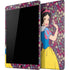 Disney Snow White Character with Floral Pattern iPad Skins