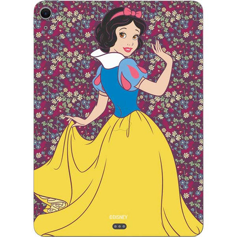 Disney Snow White Character with Floral Pattern Apple iPad Air Skin