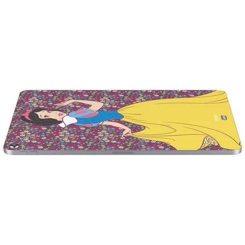 Disney Snow White Character with Floral Pattern Apple iPad Air Skin