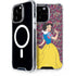 Disney Snow White Character with Floral Pattern iPhone Cases