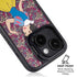 Disney Snow White Character with Floral Pattern iPhone 14 Plus Kickstand Case