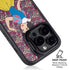 Disney Snow White Character with Floral Pattern iPhone 14 Pro Kickstand Case