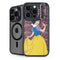 Disney Snow White Character with Floral Pattern iPhone 14 Pro Max Kickstand Case