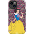 Disney Snow White Character with Floral Pattern iPhone 15 Impact Case