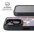 Disney Snow White Character with Floral Pattern iPhone 15 Kickstand Case