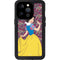 Disney Snow White Character with Floral Pattern iPhone 15 Pro Waterproof Case