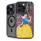 Disney Snow White Character with Floral Pattern iPhone 16 Pro Kickstand Case