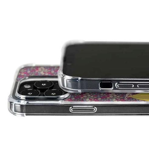 Disney Snow White Character with Floral Pattern iPhone 16 Pro MagSafe Case