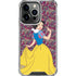 Disney Snow White Character with Floral Pattern iPhone 16 Pro Max Clear Case
