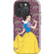 Disney Snow White Character with Floral Pattern iPhone 16 Pro Max Impact Case