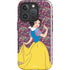 Disney Snow White Character with Floral Pattern iPhone 16 Pro Max Impact Case
