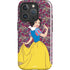 Disney Snow White Character with Floral Pattern iPhone 16 Pro Max Magsafe Impact Case