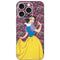 Disney Snow White Character with Floral Pattern iPhone 16 Pro Skin