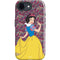 Disney Snow White Character with Floral Pattern iPhone 16e Impact Case