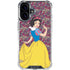 Disney Snow White Character with Floral Pattern iPhone 17 Clear Case