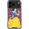 Disney Snow White Character with Floral Pattern iPhone 18 Pro Max Clear Case