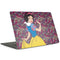 Disney Snow White Character with Floral Pattern MacBook Skins