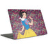 Disney Snow White Character with Floral Pattern MacBook Skins