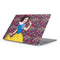 Disney Snow White Character with Floral Pattern Apple MacBook Pro 16-inch Skin