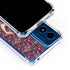 Disney Snow White Character with Floral Pattern Moto G Play 4G (2024) Clear Case