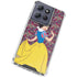 Disney Snow White Character with Floral Pattern Moto G Stylus 5G (2025) Clear Case