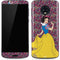 Disney Snow White Character with Floral Pattern Moto G6 Skin