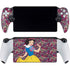 Disney Snow White Character with Floral Pattern PlayStation PS5 Skins