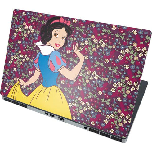 Disney Snow White Character with Floral Pattern Dell Precision Skin