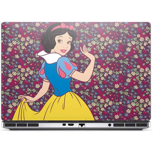 Disney Snow White Character with Floral Pattern Dell Precision Skin