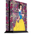 Disney Snow White Character with Floral Pattern PlayStation PS4 Skins