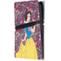 Disney Snow White Character with Floral Pattern PS5 Pro Console Skin