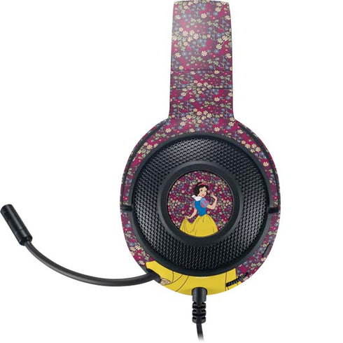 Disney Snow White Character with Floral Pattern Razer Kraken X Skin