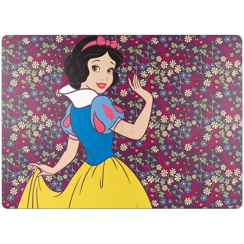 Disney Snow White Character with Floral Pattern Surface Laptop 7 15in Skin