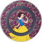Disney Snow White Character with Floral Pattern Wireless Charger Skin