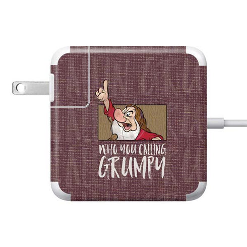 Disney Snow White Grumpy 85W Power Adapter (15 and 17 inch MacBook Pro Charger) Skin