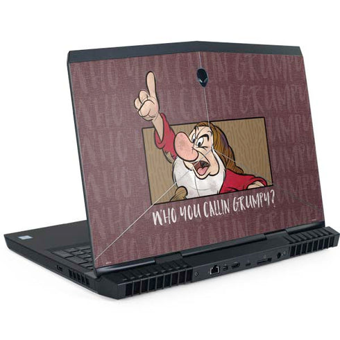 Disney Snow White Grumpy Dell Alienware Skin